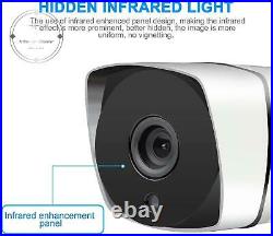 4 Camaras De Seguridad Para Exterior 1080P IR Vision Nocturna CCTV Video Cámaras