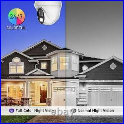 4 Pack 5MP ColorVu 4 in1 Full-color CCTV Outdoor Camera TVI/AHD/CVI/CVBS 2.8mm