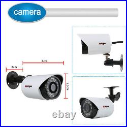 4CH 1080N AHD DVR Outdoor 1500TVL IR-CUT Video Recorder CCTV Security Camera Kit