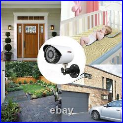 4CH 1080N AHD DVR Outdoor 1500TVL IR-CUT Video Recorder CCTV Security Camera Kit