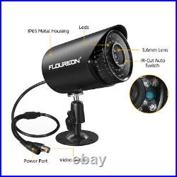 4CH 1080N AHD Outdoor DVR 720P IP Camera CCTV Home Security System Kit IR-CUT US