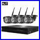 4CH 1080P HD Wireless WIFI IP Camera Outdoor NVR System CCTV Security Sony IMX