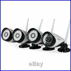 4CH 1080P NVR Wireless CCTV Outdoor Home Security Camera System