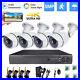 4CH 1080P Outdoor Wireless HDMI Security Camera System WIFI CCTV Audio DVR Kit