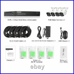 4CH 1080P Security Camera System IR CCTV With Night Vision Wired Outdoor Cameras