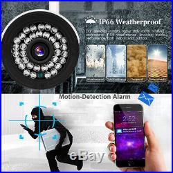 4CH 1080P WIFI DVR NVR IR CUT CCTV Surveillance Outdoor Security Camera System