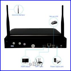 4CH 1080P Wireless Security System WIFI Monitor NVR Outdoor CCTV IP Camera Lot