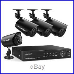 4CH DVR 1080N 720P HD IR Night Vision Outdoor CCTV Home Security Camera System