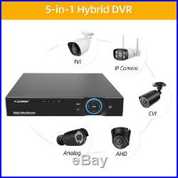 4CH Full 720P Security Camera 5 in 1 DVR HD-AHD Camera Crystal Night Vision CCTV