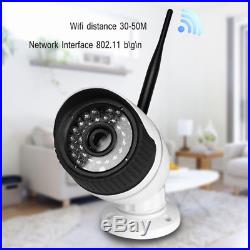 4CH HD 720P WIFI Wireless IP Camera System 8CH NVR P2P CCTV Outdoor Security