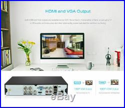4CH HDMI CCTV 5in1 Outdoor Waterproof DVR IR-CUT Bullet Camera Security System