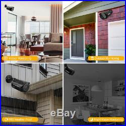 4CH Home CCTV Security Camera System Full HD 720P IR Video Recorder AHD DVR Kits