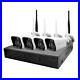 4CH Wireless CCTV 1080P DVR WiFi WLAN IP Camera Video Security NVR System Kit UK