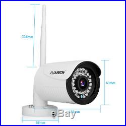 4CH Wireless HD 1080P DVR WIFI Video CCTV IR-CUT Security IP Camera NVR System