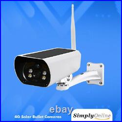 4G Solar Camera (Sim Card Compatible) P66 Weatherproof