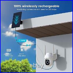 4G Verizon 2K Wireless Security Camera Outdoor Home Battery CCTV With Solar Panel