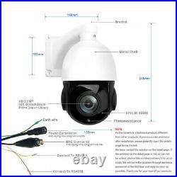 4IN1 30X Zoom CMOS PTZ Pan Tilt Speed Dome Camera 1080P AHD/CVI/TVI CCTV Camera