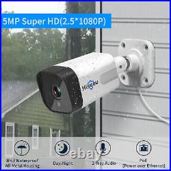 4K 8CH NVR PoE Security 5MP IP Camera CCTV System Audio Human Detection 3TB