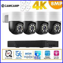 4K/8MP IP Camera PoE Security System Home Outdoor CCTV Color Night Vision Cam US