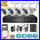 4K Lite Security Camera System H. 265+ 4CH HD Video DVR Recorder CCTV Cameras