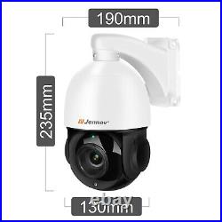 4K Security Camera PTZ Outdoor AI Detection Home Night Vision CCTV PoE 30x Zoom