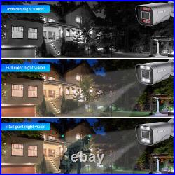 4MP 8CH NVR AI Detection Security IP Camera POE CCTV System H. 265+ Night Vision