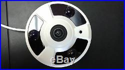 4MP IP POE Fisheye Panoramic ONVIF camera 360 Degree Super Wide Angle Audio