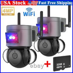 4MP Wireless Cam 1080P Video Security Camera System Outdoor WIFI CCTV IR Night