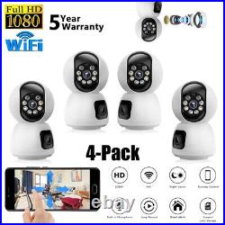 4PCS 4MP DVR 1080P WiFi Outdoor CCTV Security Camera System Kit Night Vision USA