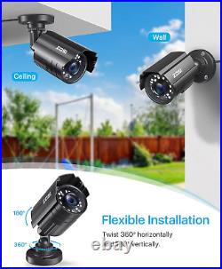 4PK 1920TVL 1080P Security Camera 3.6Mm Lens 2.0MP CCTV Camera Home Security Day