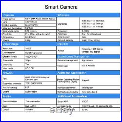 4x Wireless 1080P HD Wifi IP Security Camera Home CCTV Baby Monitor Smart PTZ IR