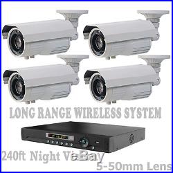 5,000ft Long Range Wireless Video Transmission Night Vision Cctv Camera System