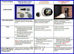 5.8G Wireless Door Camera Peephole Viewer & 32 CH Hidden Spy Receiver NTSC PAL