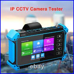 5 HD 8MP IP CCTV Camera Tester AHD TVI CVI Test Security Monitor 4K H. 265 Video