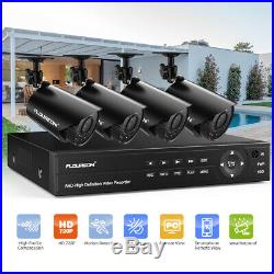 5 IN 1 8CH 1080N AHD DVR Outdoor 720P IR-CUT IP Camera CCTV Security System Kits