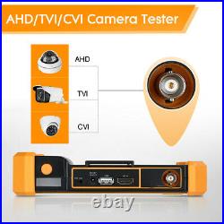 5 inch 8MP IP CCTV Camera Tester AHD CVI TVI CVBS Analog Test Security LCD PoE