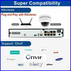 5MP 4X Zoom PTZ Hikvision Compatible IP Camera POE Dome CCTV Camera 2.8mm-12mm