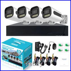 5MP AHD Surveillance System Audio Video CCTV Security Camera 4CH DVR IPC