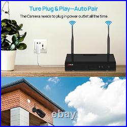 5MP HD Outdoor Wireless WIFI IP Security Camera System 8CH CCTV NVR Kits 1TB HDD