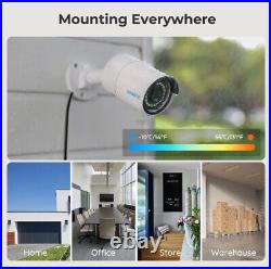 5MP PoE Security Camera System 8CH NVR Surveillance Video Reolink RLK8-410B4-5MP
