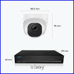 5MP Security Camera System Kit 8CH PoE NVR Audio Surveillance 2TB HDD RLK8-520D4