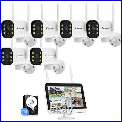 5MP Wireless Camera PTZ Outdoor WiFi Security Camera System CCTV Night Vision