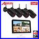 5MP Wireless Security Camera System 8CH WIFI with 12''Monitor Outdoor CCTV Kits