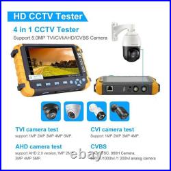 5in 5MP 4 in 1 HD Tester Monitor TVI CVI AHD VGA CVBS CCTV Security Camera 1080P