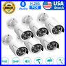 6PCS 5MP PoE Audio Security IP Security Camera Outdoor Waterproof Motion Detect