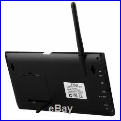 7 Wireless Monitor 2.4GHz 4CH CCTV DVR Kit WIFI Cameras Audio Security System