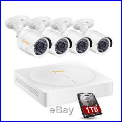 8 Channel 1080p DVR 4 with 2MP Outdoor Bullet CCTV Security Cameras System