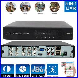 8CH 1080N 5-in-1 H. 264 DVR Video Recorder Motion Detect for Security CCTV Camera
