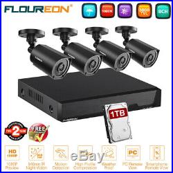 8CH 1080N DVR 3000TVL 1080P 1TB HDD Video Recorder CCTV Security Camera System