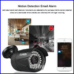 8CH 1080P AHD DVR CCTV +4x 3000TVL Camera Home Security System Surveillance Kit